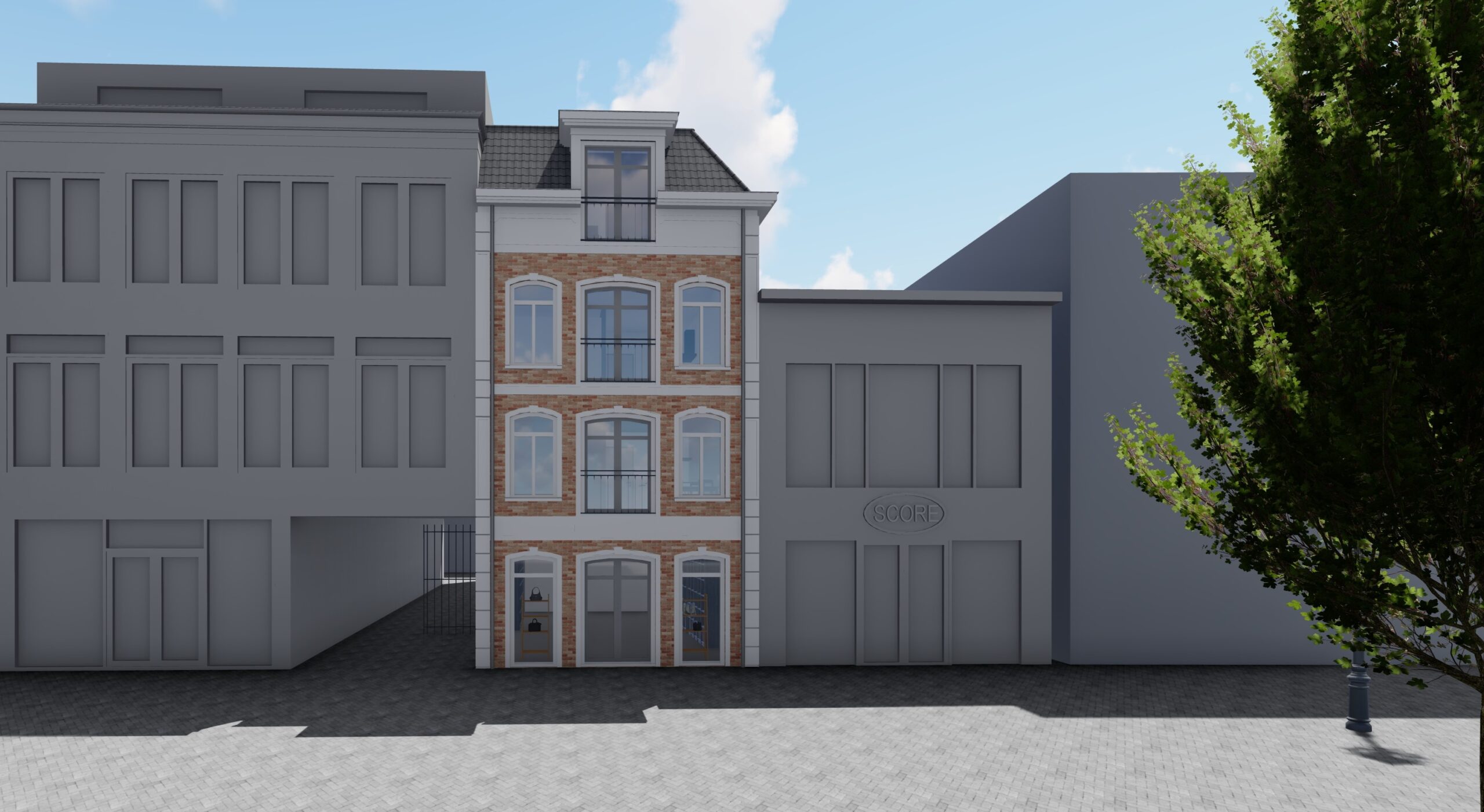 Moesbergen ontwerptekeningen